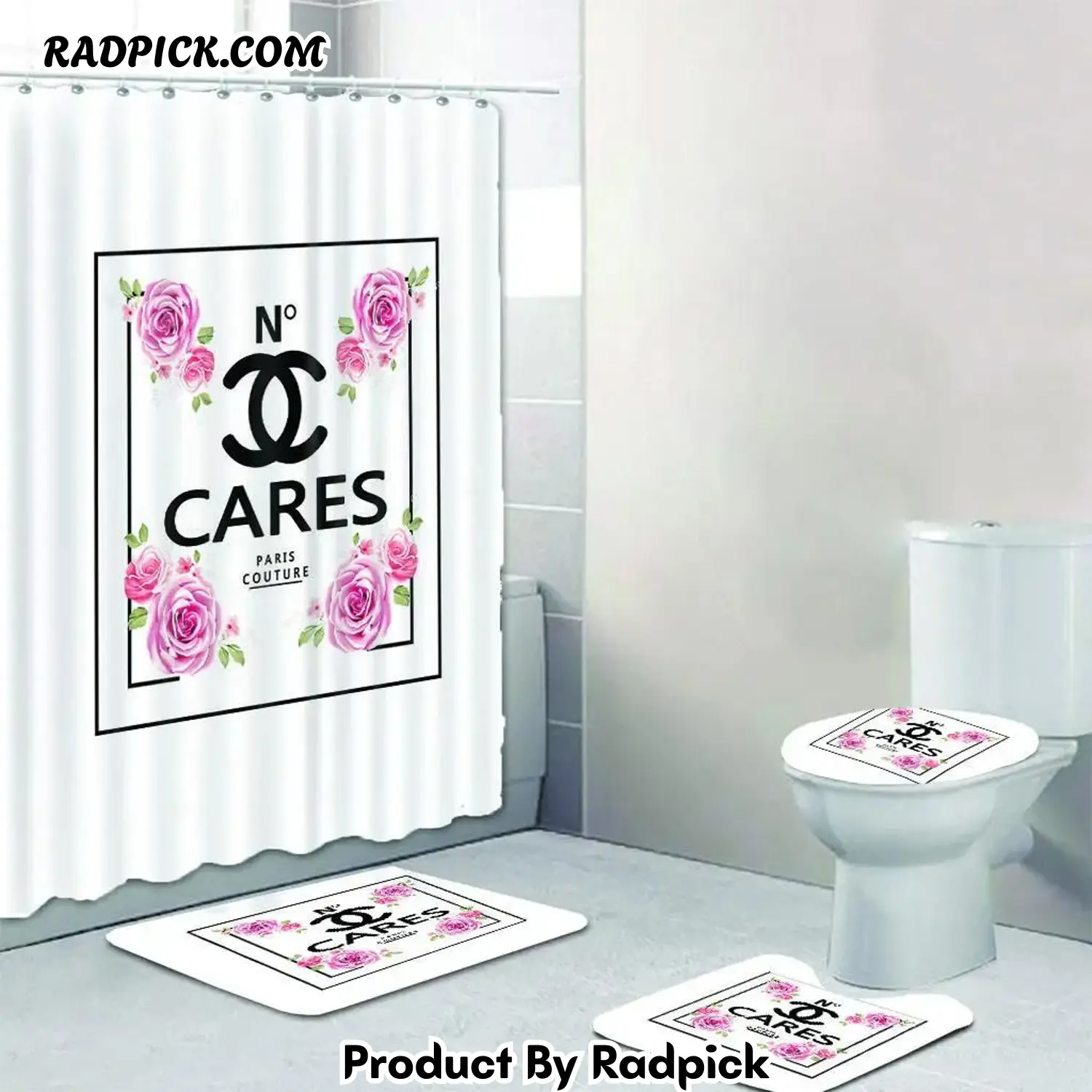 Chanel shower curtain cares flowers luxury bathroom set 37 bathroom set rp3871137.png